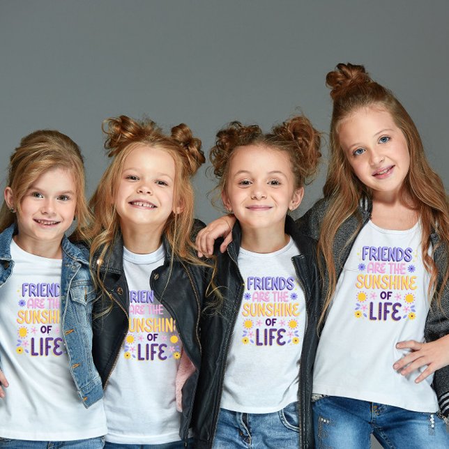 Camiseta Niños con mejores amigos (Best friend T-Shirt by Creative Design
)