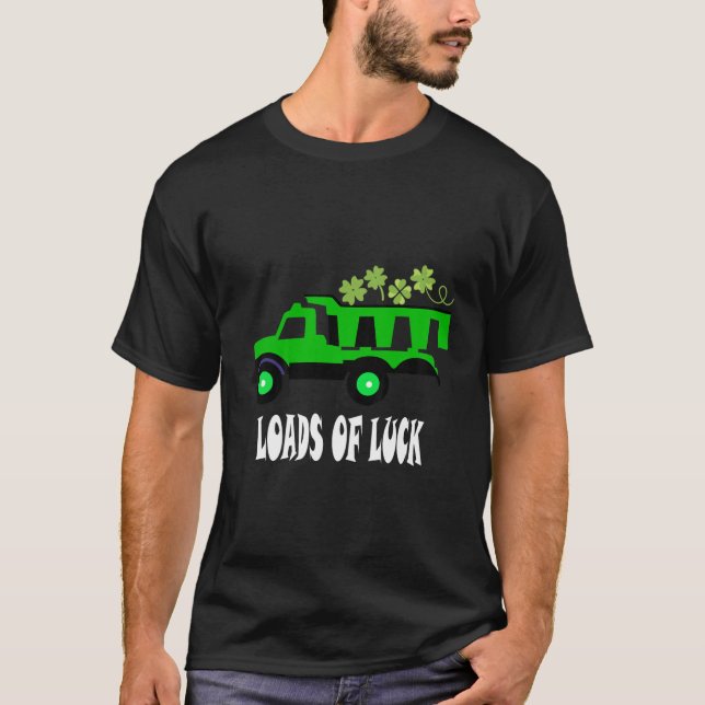 Camiseta Niños Con Mucha Suerte De Niños Pequeños Del Tract (Anverso)