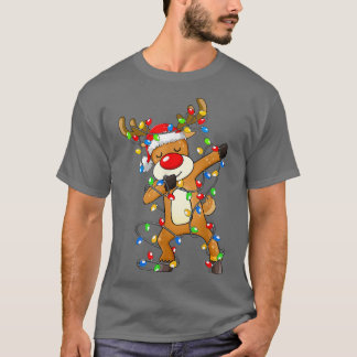 Camiseta Niños con Navidades de renos de Dabbing