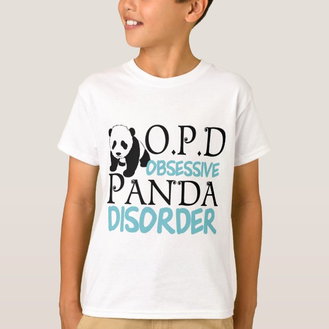 Camiseta Niños con oso de panda (Anverso)