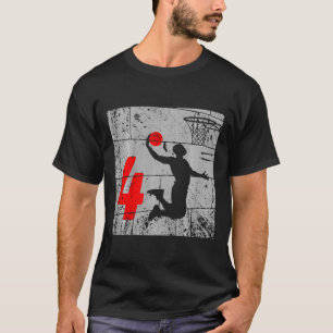 Camiseta Niños con problemas de 4 años de edad cumpleaños d