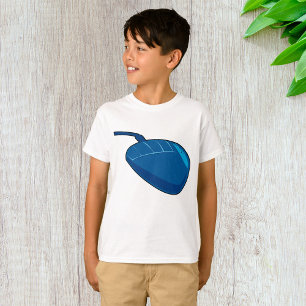 Camiseta Niños con ratón de computadora azul