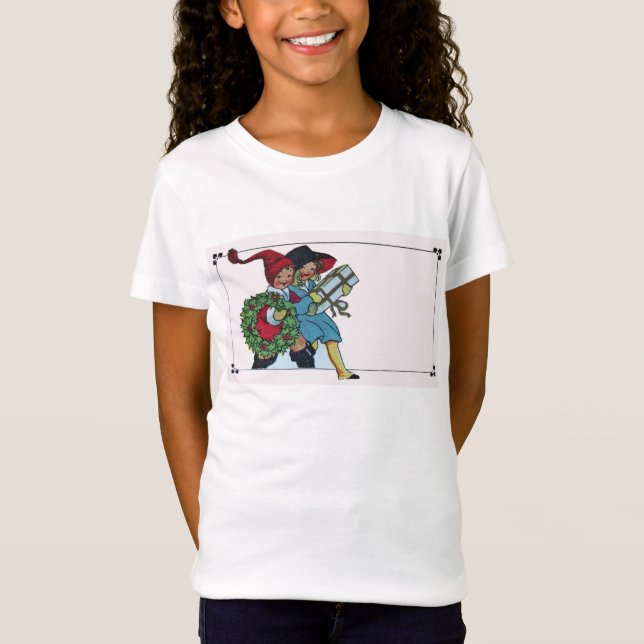 CAMISETA NIÑOS CON REGALOS DE NAVIDAD (Anverso)