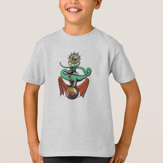 Camiseta Niños con símbolo de dragón (Anverso)