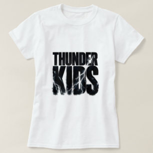 Camiseta ⚡ Niños con Truenos Declaración de Cita Audaz Relá