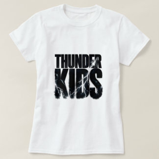 Camiseta ⚡ Niños con Truenos Declaración de Cita Audaz Relá
