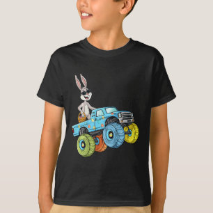 Camiseta Niños Conejo de Pascua Monstruo Camión Camión Dive