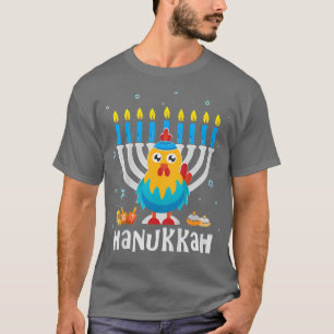 Camiseta Niños cortan el pollo judío Hanukkah Pajamas para