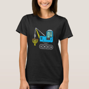 Camiseta Niños Crane Construction Chanukah Pajamas Toddler