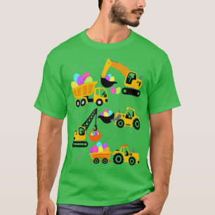 Camiseta Niños Crane Cruck Construcción Funny Día de Pascua