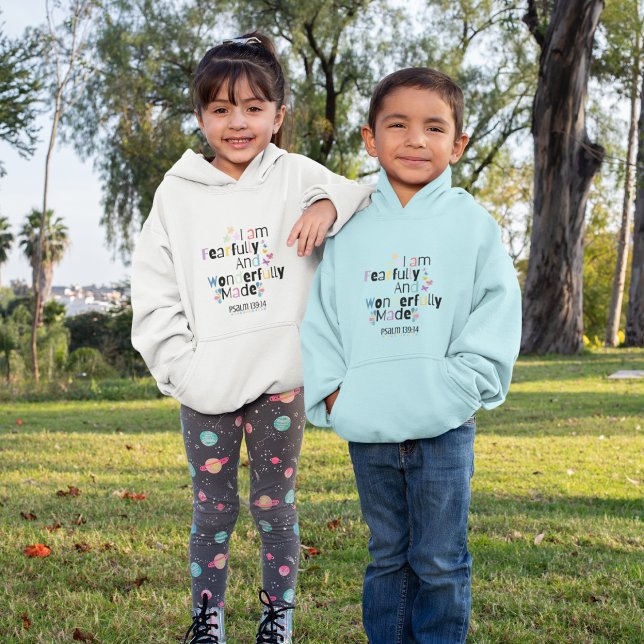 Camiseta Niños cristianos maravillosamente hechos biblia ve (Subido por el creador)