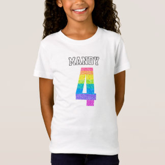 Camiseta Niños cuarto Fiesta de cumpleaños - Texto editable