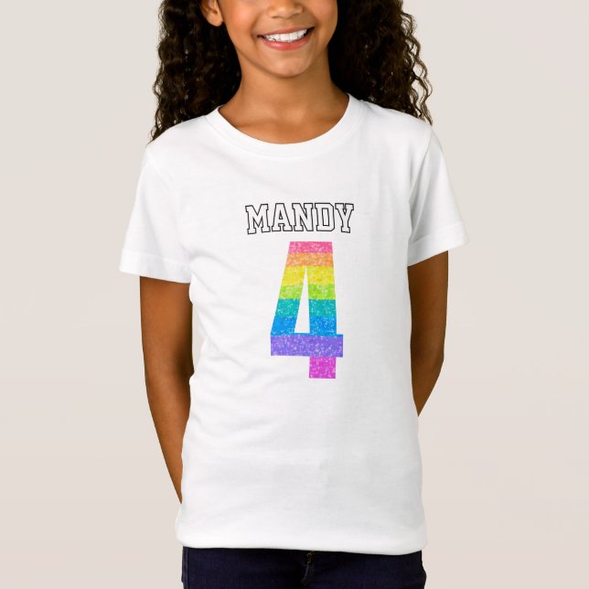 Camiseta Niños cuarto Fiesta de cumpleaños - Texto editable (Anverso)