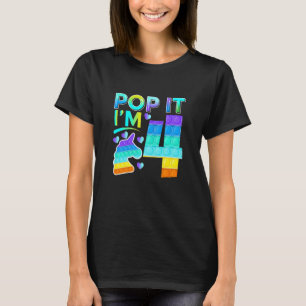 Camiseta Niños cuatro pop que tengo 4 putas de cumpleaños d