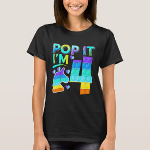 Camiseta Niños cuatro pop que tengo 4 putas de cumpleaños d