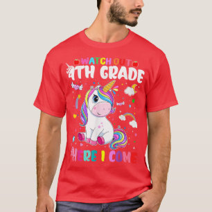 Camiseta Niños Cuidado Con El Cuarto Grado Aquí Vengo Cutes
