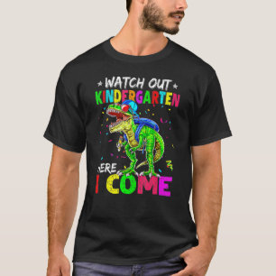 Camiseta Niños Cuidado Con El Jardín Infantil Aquí Vengo Di