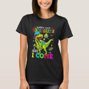 Camiseta Niños Cuidado Con El Jardín Infantil Aquí Vengo Di