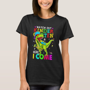 Camiseta Niños Cuidado Con El Jardín Infantil Aquí Vengo Di
