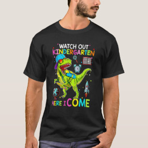 Camiseta Niños Cuidado Con El Jardín Infantil Aquí Vengo Di