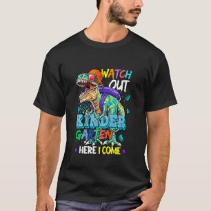 Camiseta Niños Cuidado Con El Jardín Infantil Aquí Vengo Di