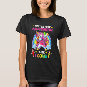 Camiseta Niños Cuidado Con El Jardín Infantil Aquí Vengo Un