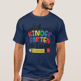 Camiseta Niños Cuidado Con El Jardín Infantil Aquí Vino Chi