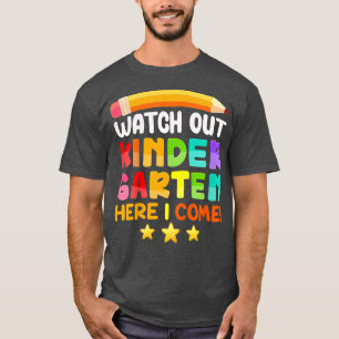 Camiseta Niños Cuidado Con El Jardín Infantil Aquí Vuelvo A