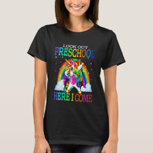 Camiseta Niños Cuidado Preescolar Aquí Vengo Lindo Dabbing