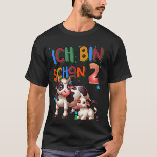 Camiseta Niños Cumpleaños 2 Años Toros Fiesta Cumpleaños 2