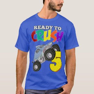 Camiseta Niños Cumpleaños 3 Años Niños Camión Monstruo 3 Añ