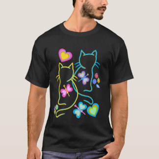 Camiseta Niños Cumpleaños Gatos Gato Primavera Verano Gatit