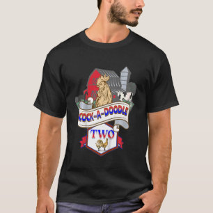 Camiseta Niños Cumpleaños Temas de Animales de 2 años de ed