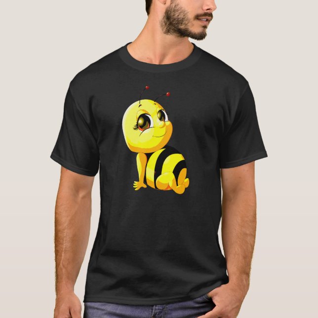 Camiseta Niños Cute Abeja Posando (Anverso)