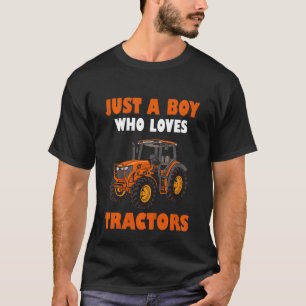 Camiseta Niños Cute Niños Estilo De Vida Granja Solo Un Niñ