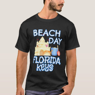 Camiseta Niños Cute Niños Florida Keys Beach Day Vacaciones