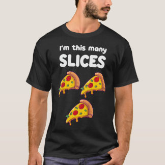 Camiseta Niños Cute Pizza Tercer Cumpleaños Soy esta gran c