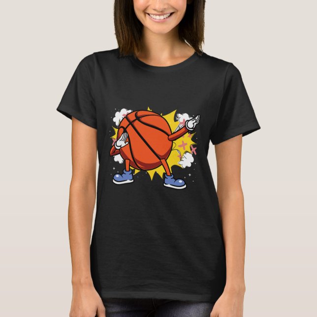 Camiseta Niños Dabbing American Bysketbyll Player Para Fans (Anverso)