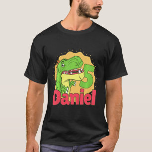 Camiseta Niños Daniel 5 cumpleaños es mi quinto cumpleaños