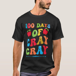 Camiseta Niños de 100 días de frío - manzanas y libros