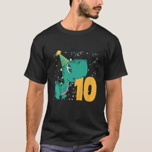 Camiseta Niños de 10 años de edad 10.ª tienda de dinosaurio
