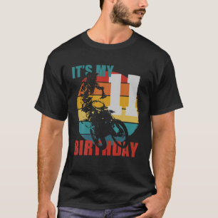 Camiseta Niños De 11 Años - Niño De Cumpleaños - Bicicleta 