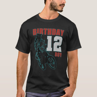 Camiseta Niños De 12 Años - Niño De Cumpleaños - Bicicleta