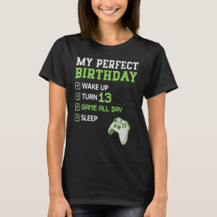 Camiseta Niños de 13 años 13.º Videojuego de cumpleaños per