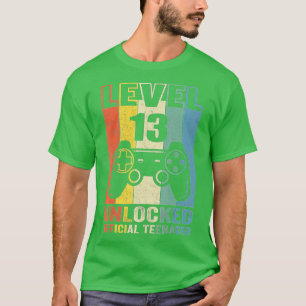 Camiseta Niños de 13 años de edad 13 años nivel de cumpleañ