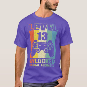 Camiseta Niños de 13 años de edad 13 años nivel de cumpleañ