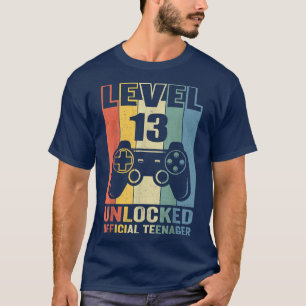 Camiseta Niños de 13 años de edad 13 años nivel de cumpleañ