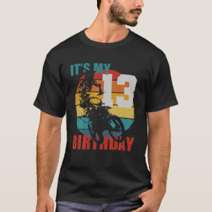 Camiseta Niños de 13 años - Niño de cumpleaños - Bicicleta