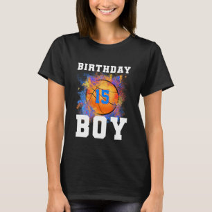 Camiseta Niños de 15 años 15º cumpleaños
