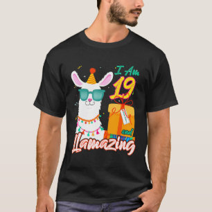Camiseta Niños de 19 años y llamando a llama 19° Bi